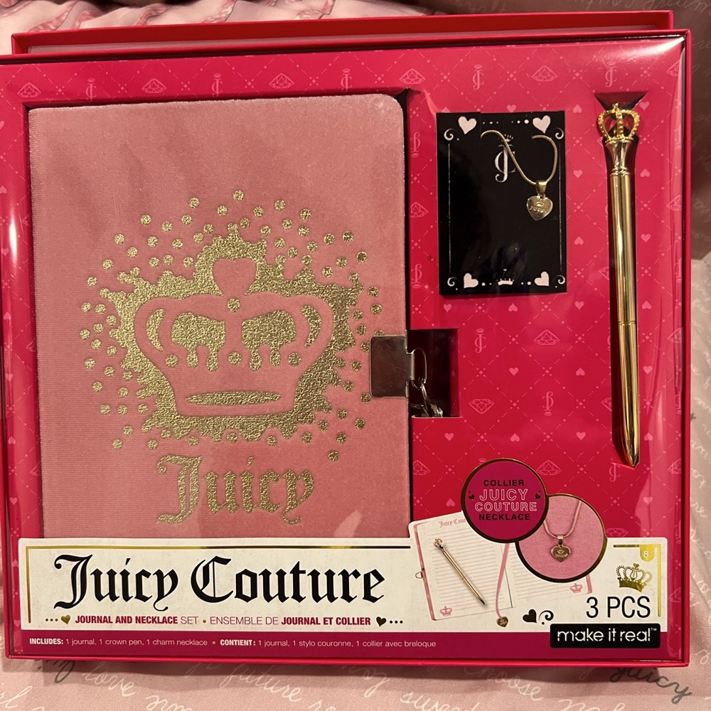 Juicy Couture diary set..